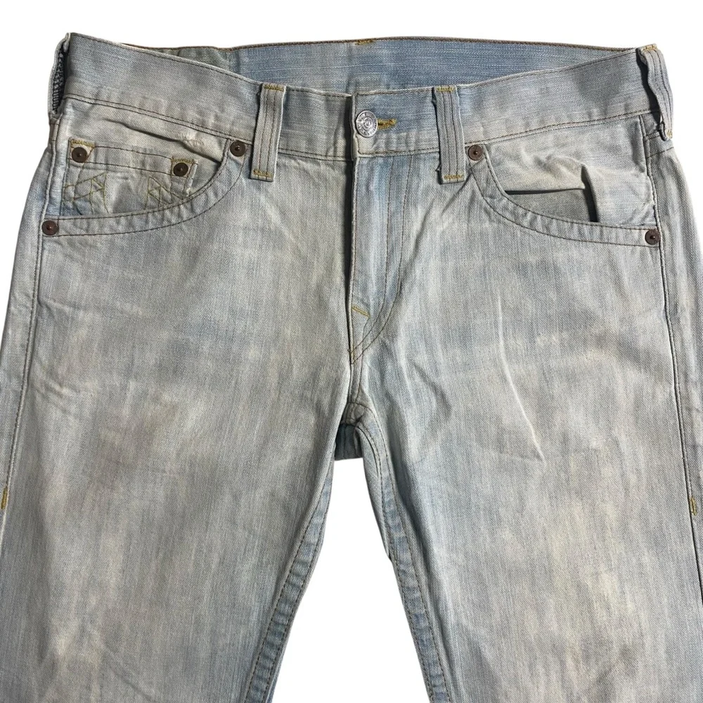 Vintage Men’s True Religion Bobby Lightwash Distressed Jeans
